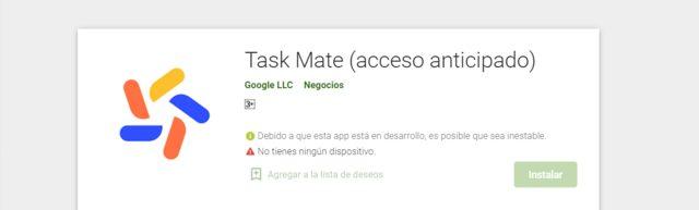 Google Task Mate app