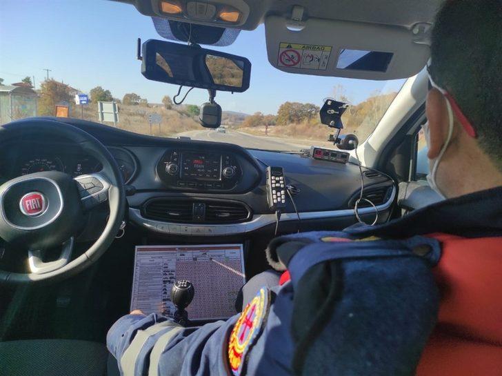 Balıkesir’de jandarman radarlı trafik denetimi G1