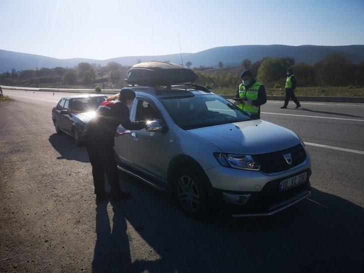 Balıkesir’de jandarman radarlı trafik denetimi G2