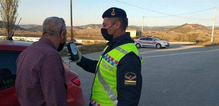 Balıkesir’de jandarman radarlı trafik denetimi G4