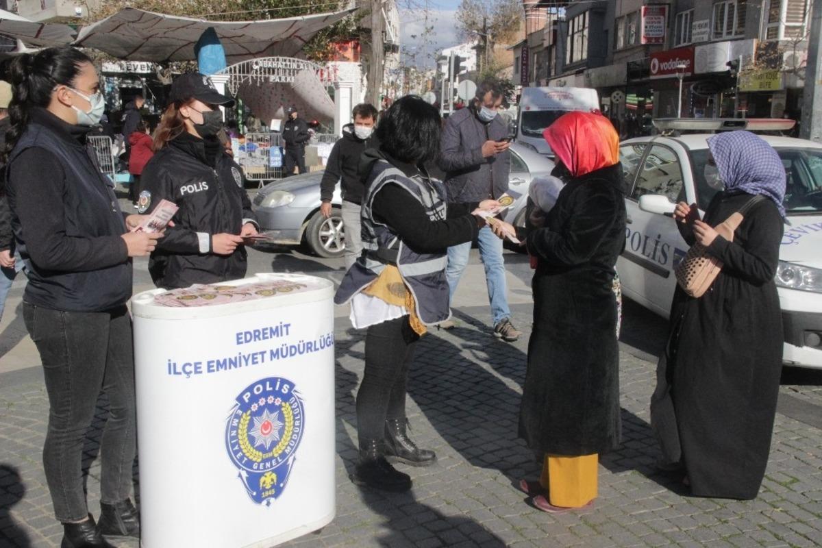 Edremit&rsquo;te kadınlara &rsquo;KADES&rsquo; uygulaması tanıtıldı