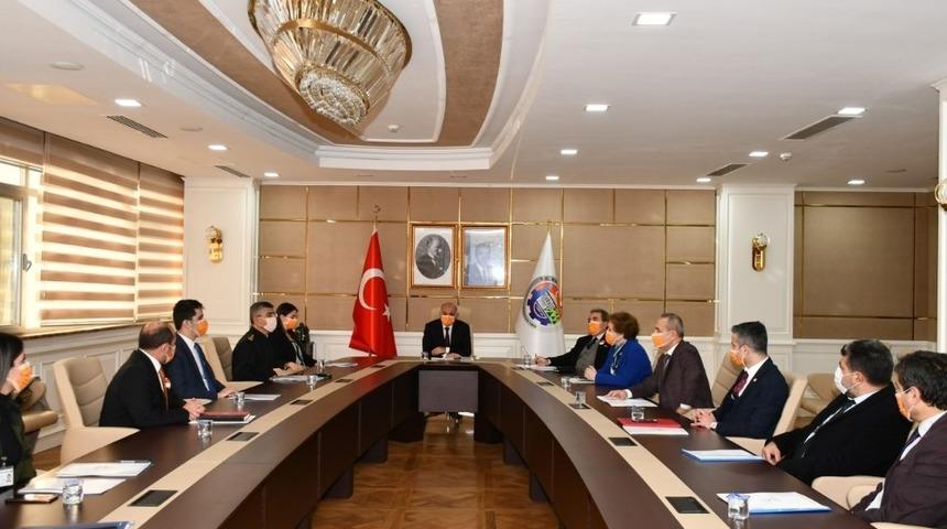 Kadına Y&ouml;nelik Şiddetle M&uuml;cadele toplantısı yapıldı