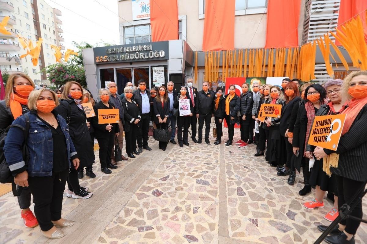 Mezitli, kadın şiddetine karşı tek ses oldu