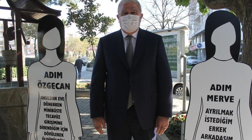 Başkan Atay, kadına karşı şiddete dikkat çekti