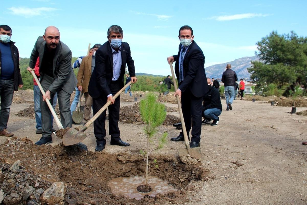 Fethiyeli &Uuml;lk&uuml;c&uuml;ler, Alparslan T&uuml;rkeş anısına fidan dikti