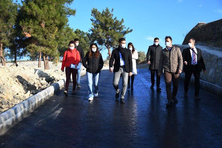 Kuşadası Yeni Asri Mezarlık’ta çalışmalar son aşamaya geldi G1