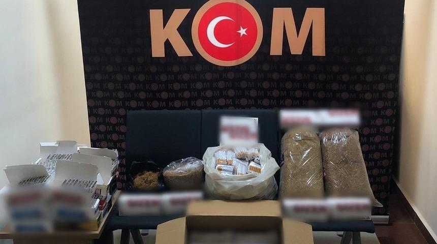 Kuşadası&rsquo;nda ka&ccedil;ak t&uuml;t&uuml;n operasyonu