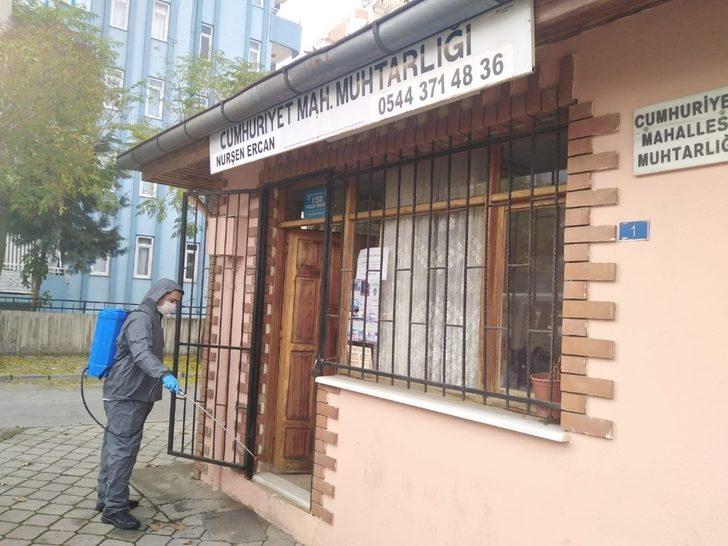 Salihli Belediyesi muhtarlık binalarını ilaçladı G2