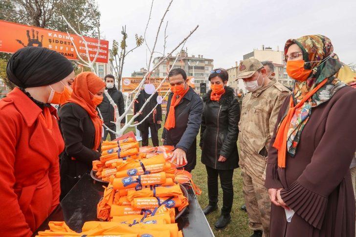 İpekyolu’nda gökyüzüne turuncu balonlar bırakıldı G4