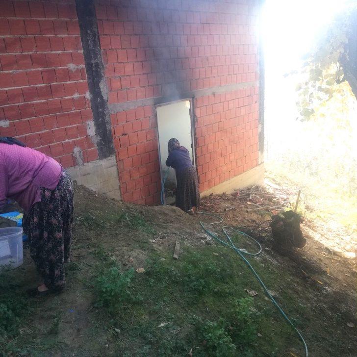 Kömürlük yangını korkuttu G4