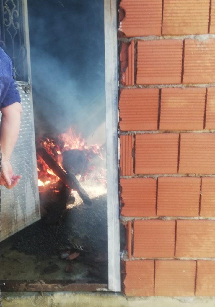 Kömürlük yangını korkuttu G5