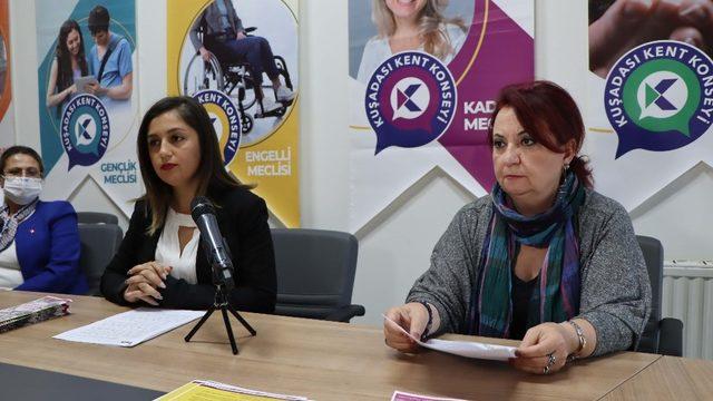 Kuşadası Kent Konseyi’nde Kadına Şiddetle Mücadele toplantısı yapıldı