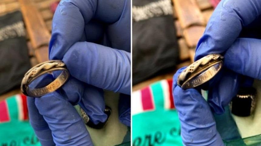 Alabora olan g&ouml;&ccedil;men teknesinde bulunan iki alyansın sahiplerine ulaşıldı