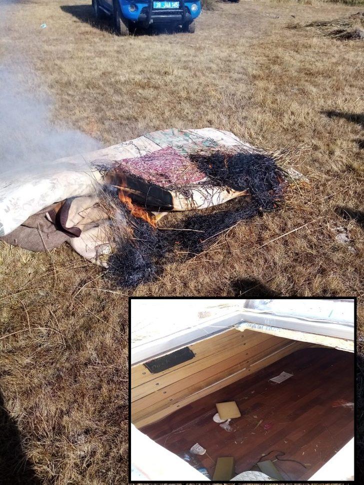 Kuş avlamak için kaçak avcı kulübesi yapan şahıslara ceza G2