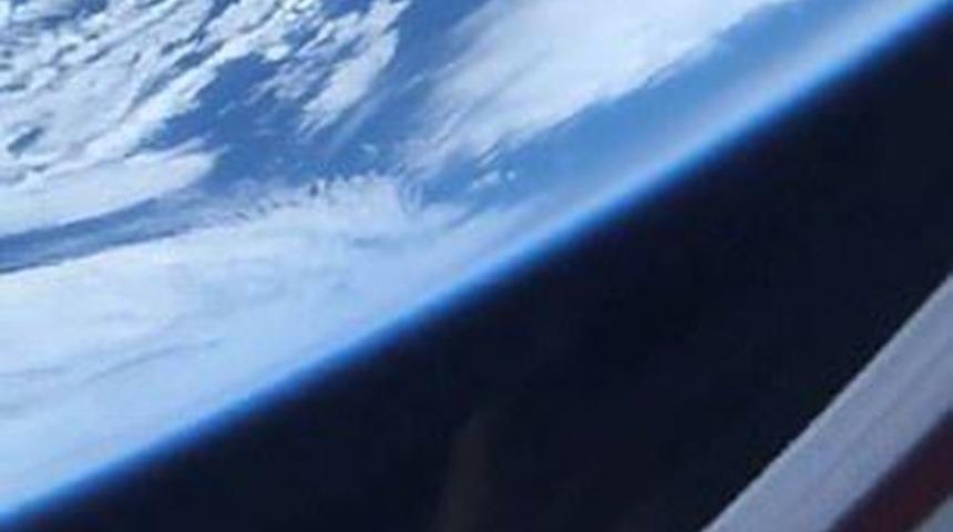 NASA astronotundan ilk paylaşım 