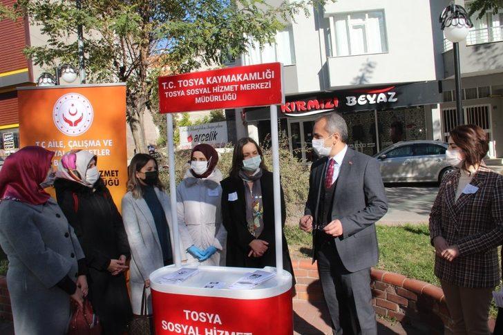 Tosya’da kadına şiddet farkındalık çalışması yapıldı G3