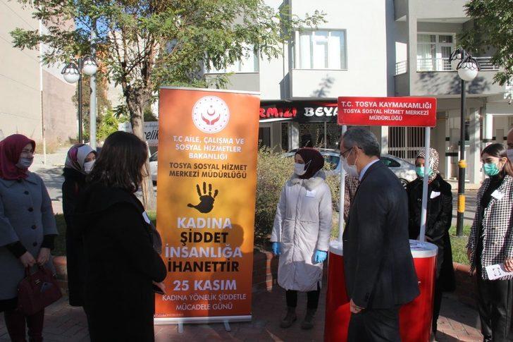 Tosya’da kadına şiddet farkındalık çalışması yapıldı G4