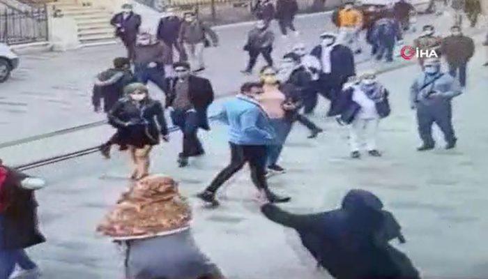 Taksim’de akılalmaz görüntüler! Dilenciler rant kavgasına tutuştu