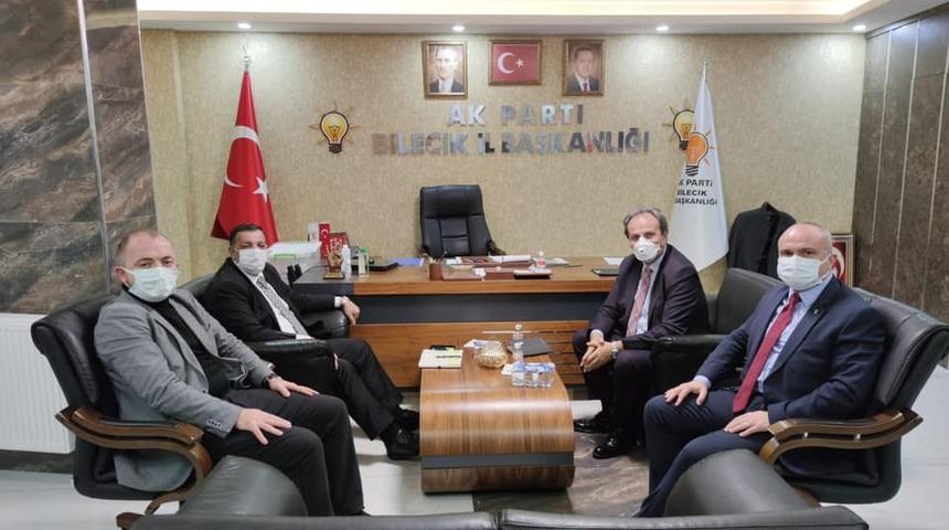 AK Parti MKYK &uuml;yesi Coşkun&rsquo;dan İl Başkanı Karabıyık&rsquo;a ziyaret