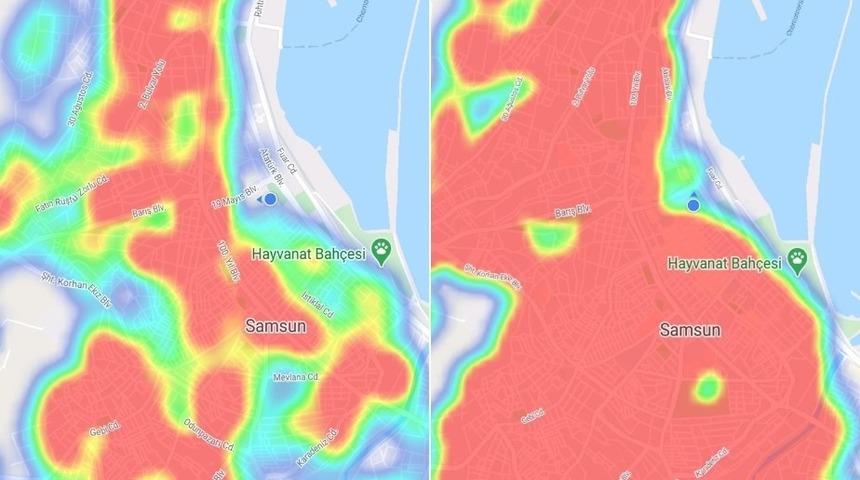 Samsun’da koronavirüs alarmı! Kent genelinde ‘kırmızı’ alarm