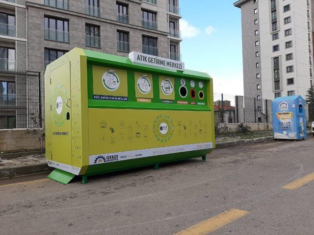 Gebze&rsquo;ye mobil atık getirme merkezleri yerleştiriliyor 1