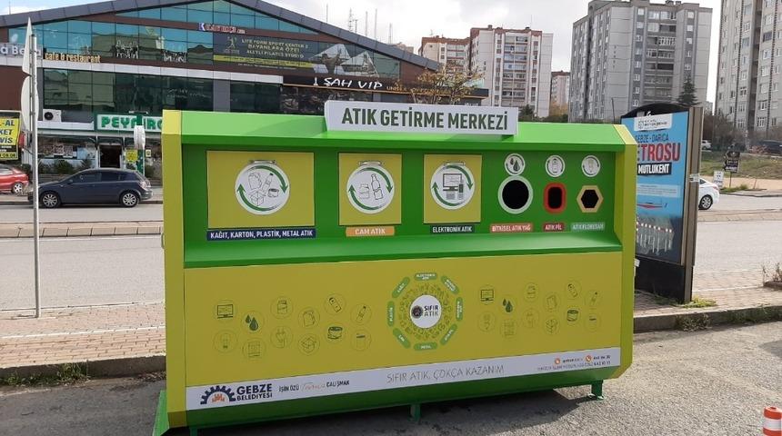 Gebze&rsquo;ye mobil atık getirme merkezleri yerleştiriliyor