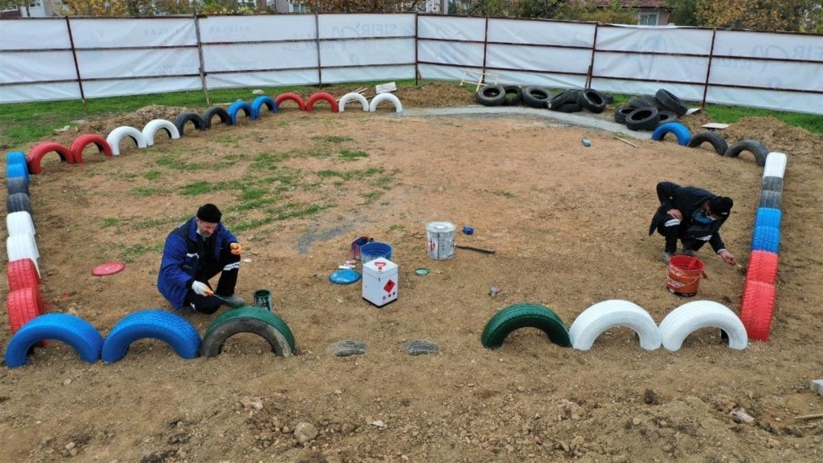 Kocaeli&rsquo;nin &ouml;rnek tema parkında &ccedil;alışmalar s&uuml;r&uuml;yor