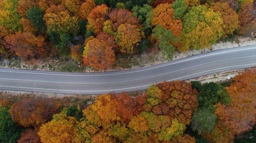 Uludağ'dan b&uuml;y&uuml;leyici sonbahar manzaraları
