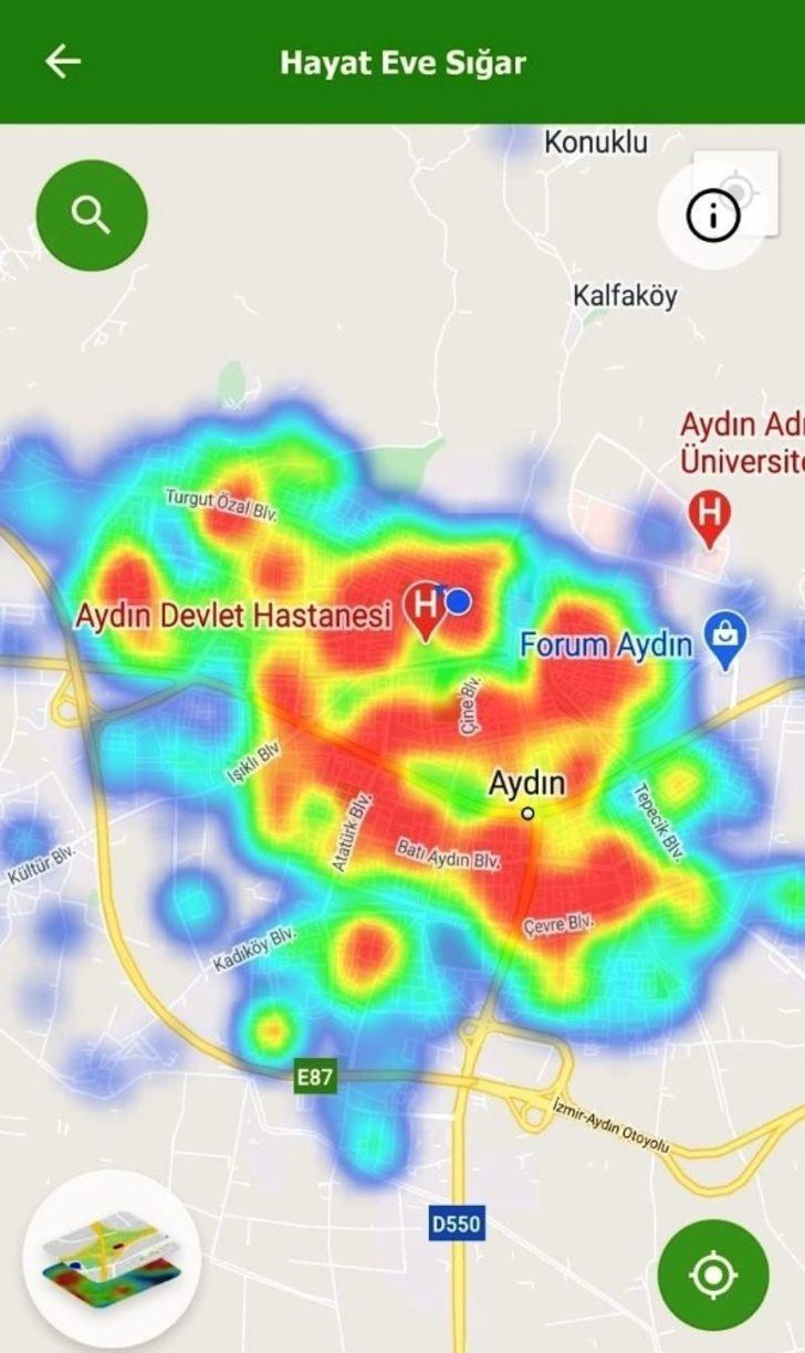 Aydın’ın risk haritası kıpkırmızı oldu G3