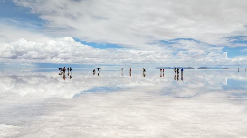 Dünyanın en büyüğü! Burada oteller bile tuzdan