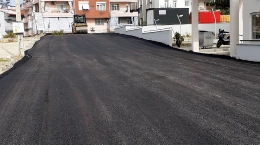 Manavgat Belediyesi’nden Mimar Sinan ve Kavaklı’ya sıcak asfalt