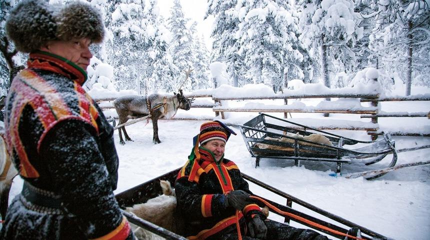 Finlandiya Laponya’sı: Ren Geyikleri ve Haskilerle Soğuk Bir Düşün Ortasında
