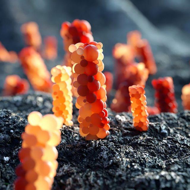 Şeker Görünümlü Kayalar ve Bitkilerle Dolu Yaratık Gezegen 4