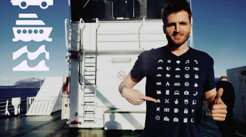 40 İkonlu Gezgin Tiş&ouml;rt&uuml;, Dilini Bilmediğiniz &Uuml;lkelerde Bile Kendinizi İfade Etmenizi Sağlıyor