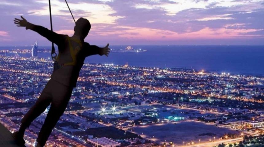 Dubai'de 285 Metre Y&uuml;kseklikte G&ouml;k Ge&ccedil;it