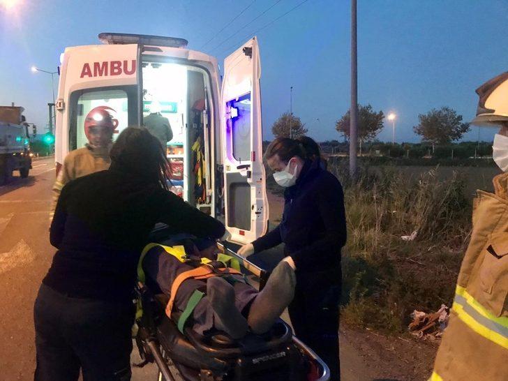 Burhaniye’de kamyon ve traktör çarpıştı: 1 yaralı G5