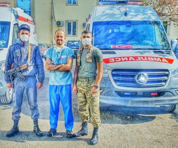 Rektör Özkan, Antalya’dan cepheye koşan Azerbaycanlı doktor ile görüştü G4