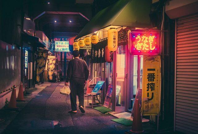 Tokyo Caddelerinin Büyüleyici Gece Fotoğrafları 4