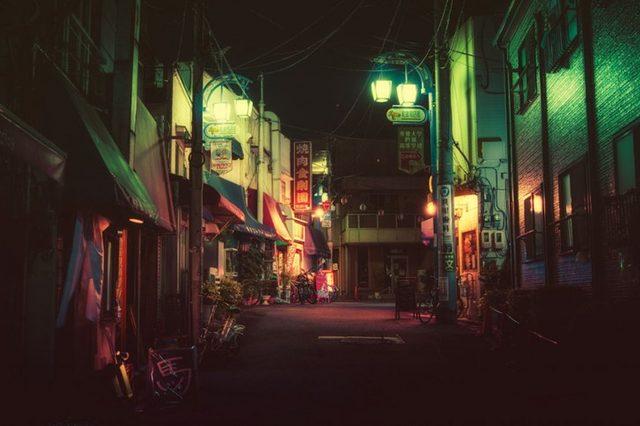 Tokyo Caddelerinin Büyüleyici Gece Fotoğrafları 12