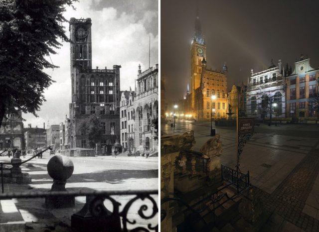 Savaş Sırasında %90 ı Yıkılan ve Polonyalılar ın Yeniden İnşa Ettiği Gdańsk Şehri 5
