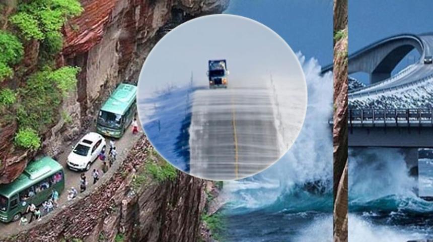 Bu yollardan geçmek cesaret ister!