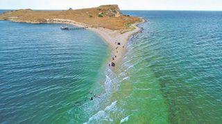 Burası Van! Su altındaki antik yoldan ulaştılar