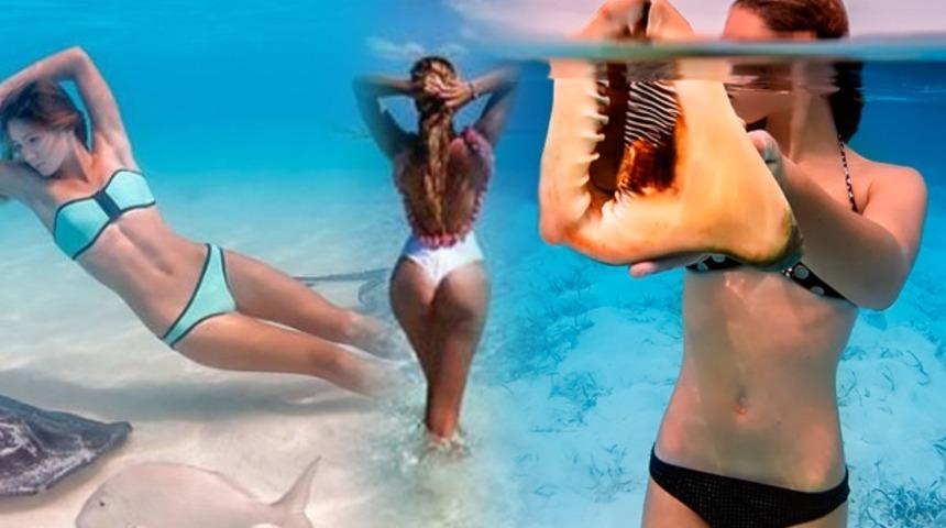 Artık işi bu! Yüzüp dünyaya tanıtacak