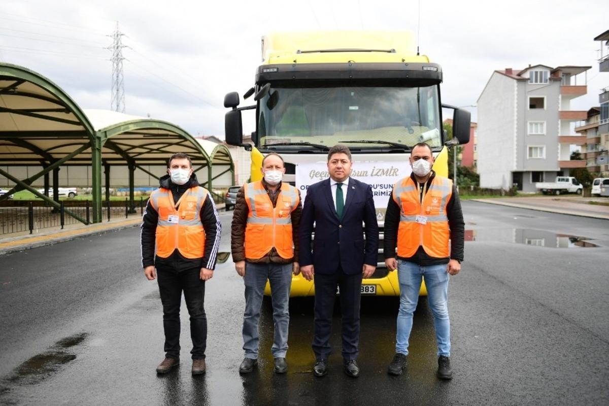 Ordu&rsquo;dan İzmir&rsquo;e tır dolusu yardım