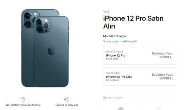 iPhone 12 Pro fiyatları