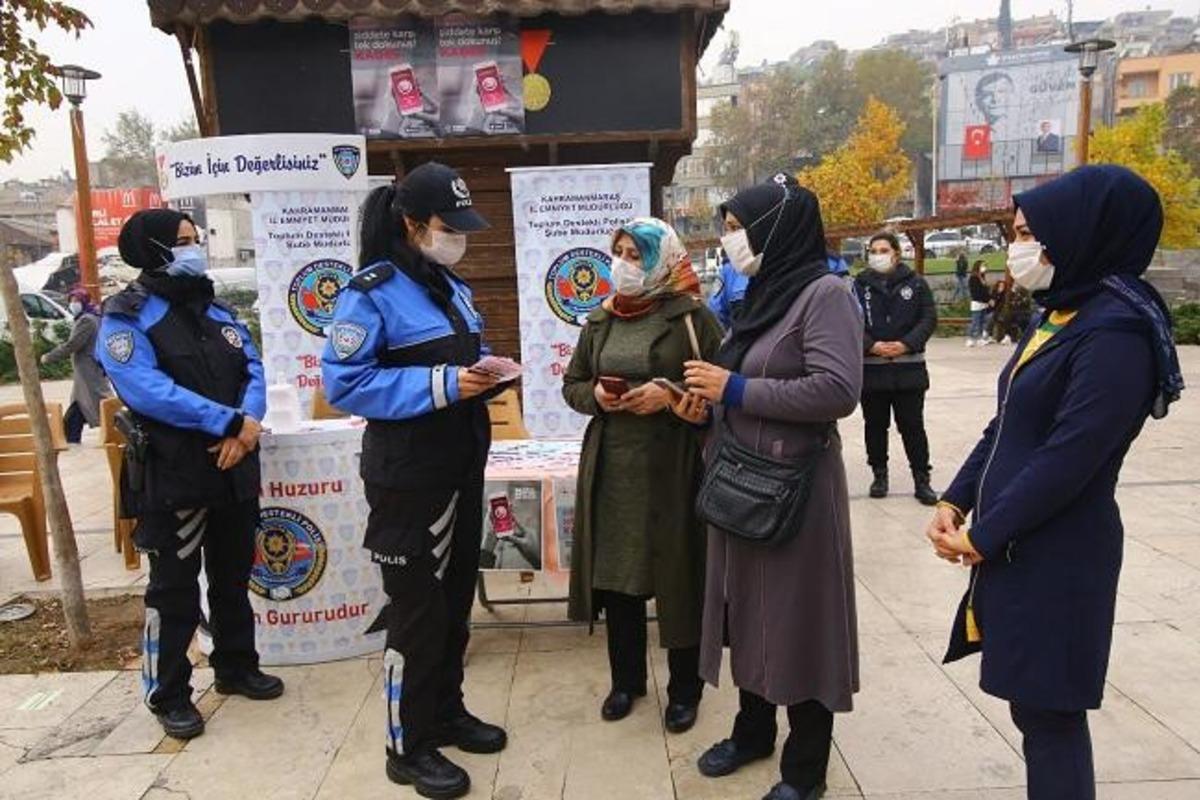 Kahramanmaraşlı kadınlara KADES tanıtıldı