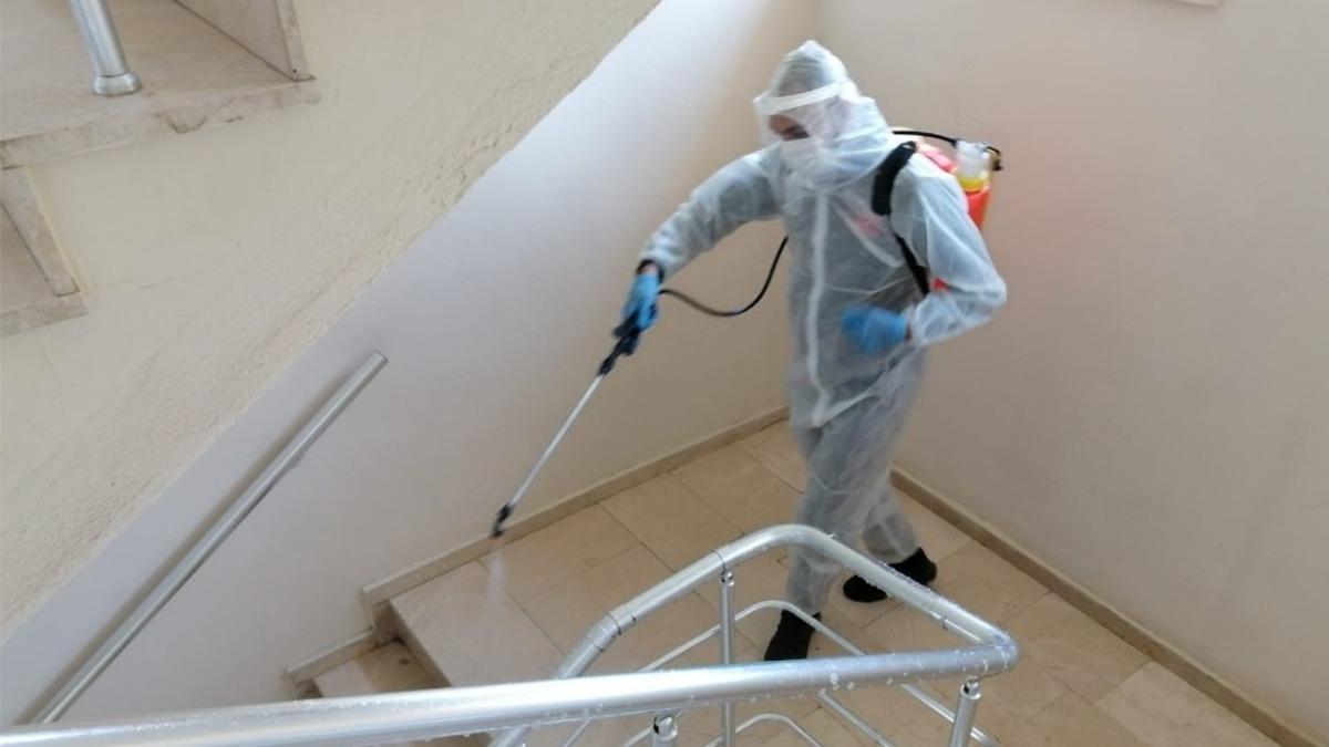 Yahşihan&rsquo;da dezenfekte &ccedil;alışmaları