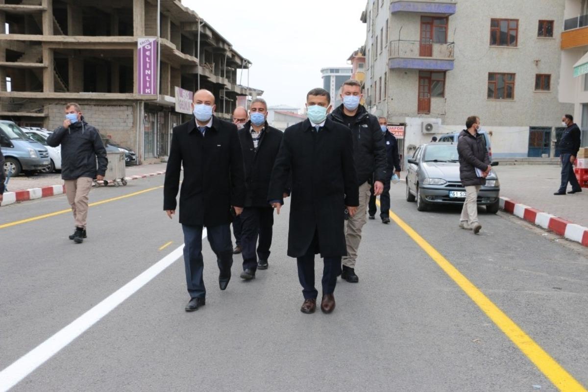 Erciş&rsquo;te yol &ccedil;izgi &ccedil;alışması