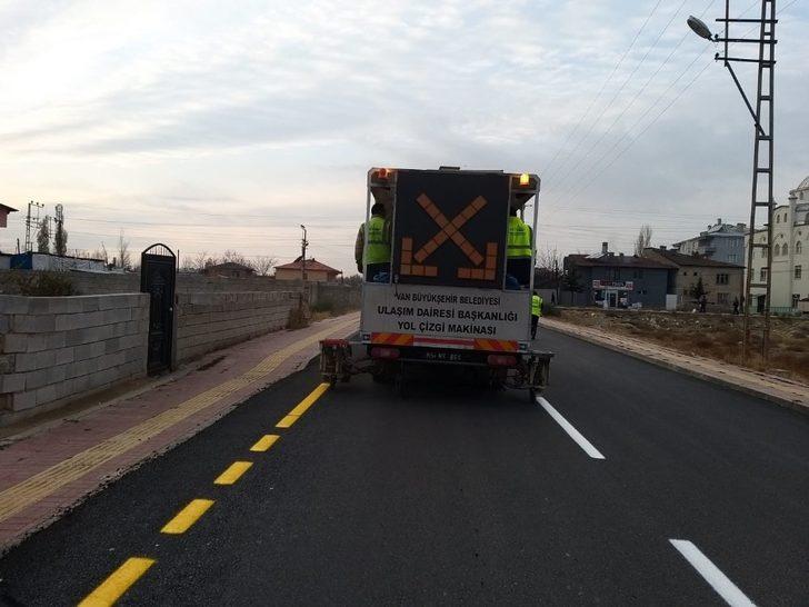 Erciş’te yol çizgi çalışması G2