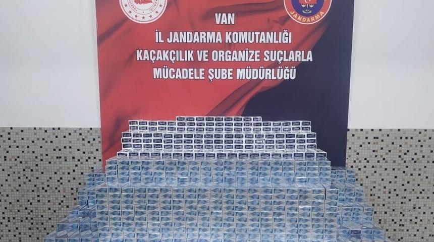 Başkale’de 24 bin 70 paket kaçak sigara ele geçirildi